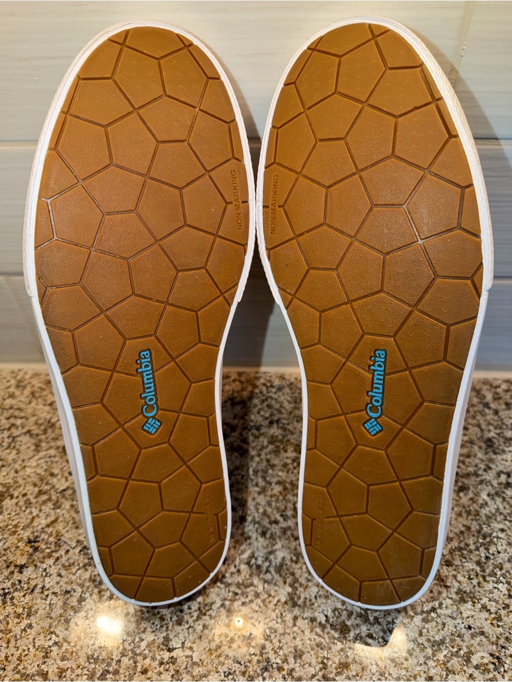 Columbia Navy and Cyan Slip-On Men’s Casual Shoes - Picture 7 of 9